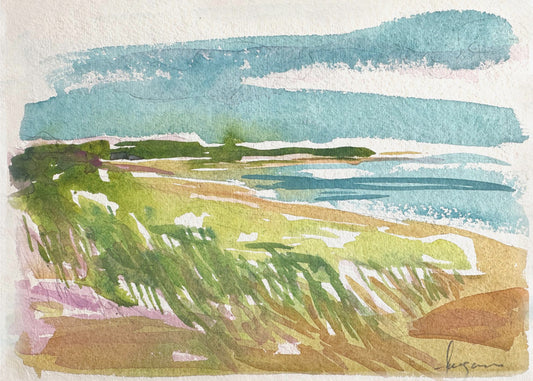 Blauwe luchten kleurrijk | Canvas