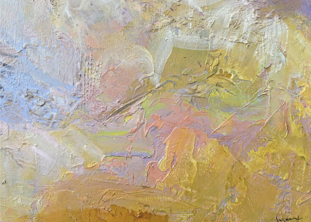 Gouden Huescape | Canvas