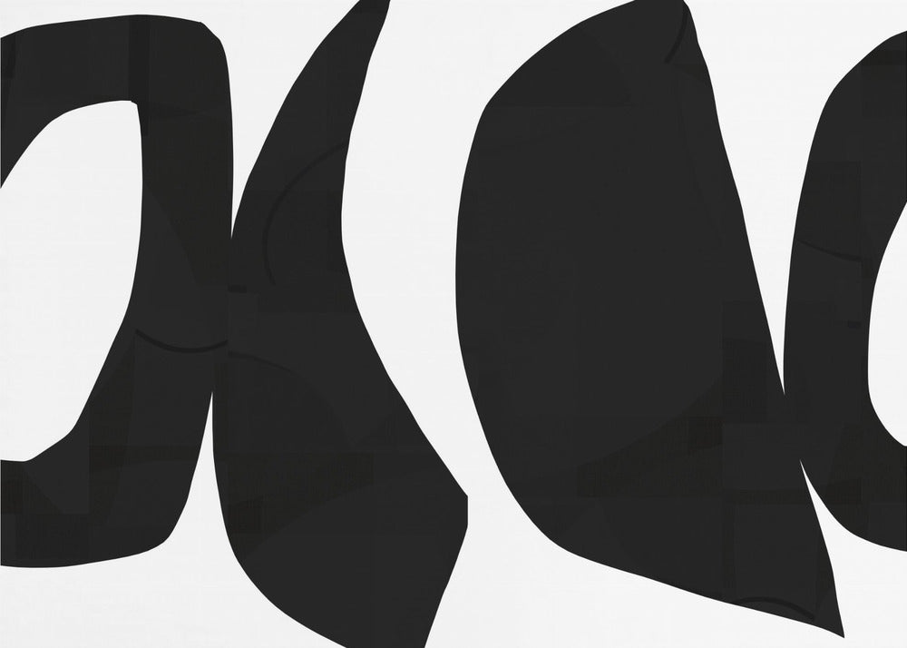 Big Black Shapes 1 | Canvas