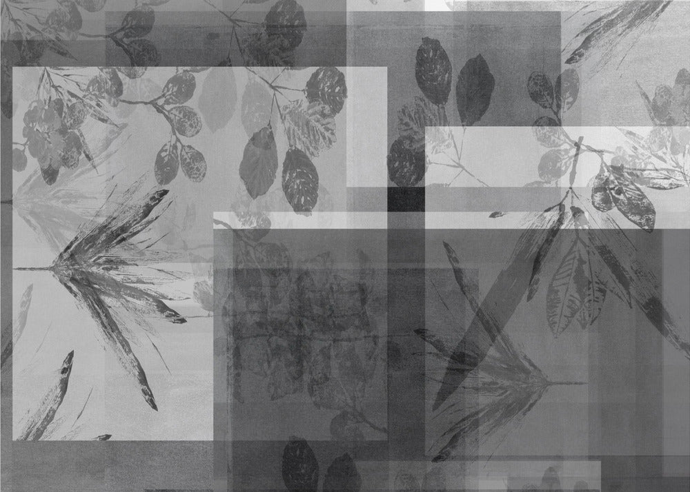 Abstracte botanische afbeeldingen in neutrale tinten | Canvas