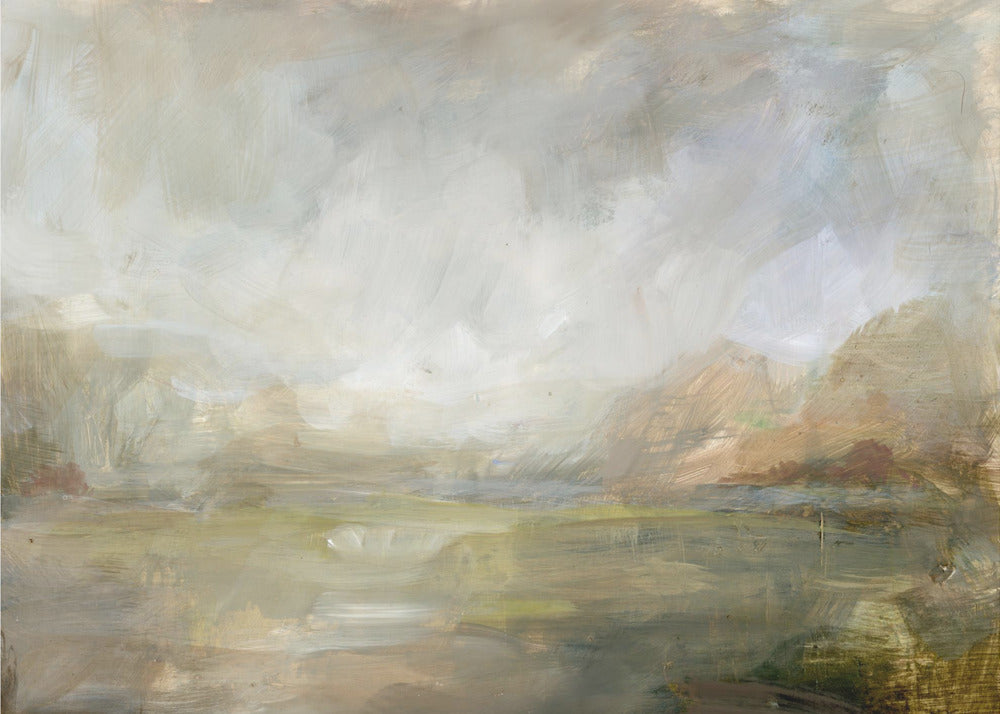 Mistig ochtendzicht | Canvas