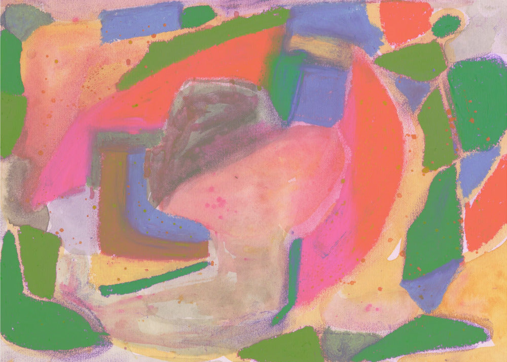 Aquarel & pastel Abstract | Poster