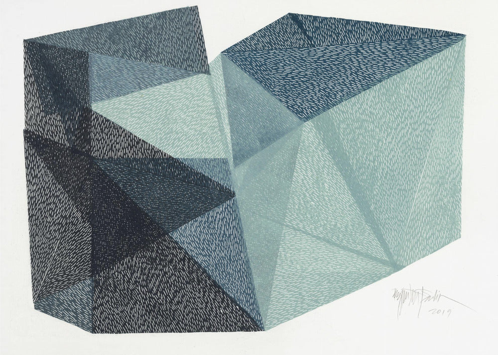 Veelhoekige vorm III. | Canvas