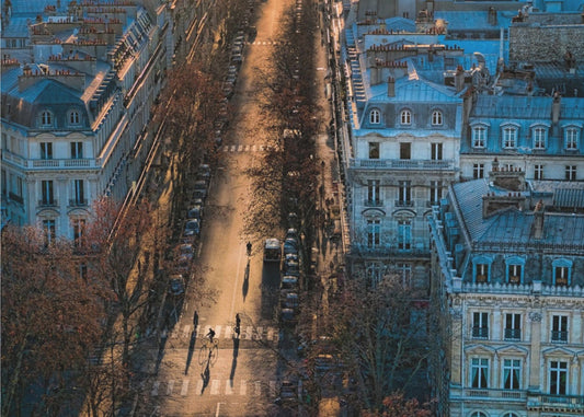 2 fietsers + 2 voetgangers | Poster