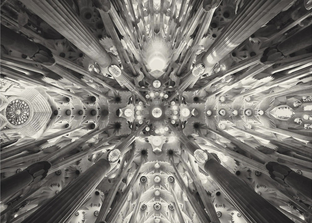 Kunstmatig bos - Sagrada Familia | Canvas