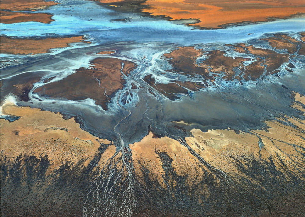 California Aerial - De woestijn van bovenaf | Canvas