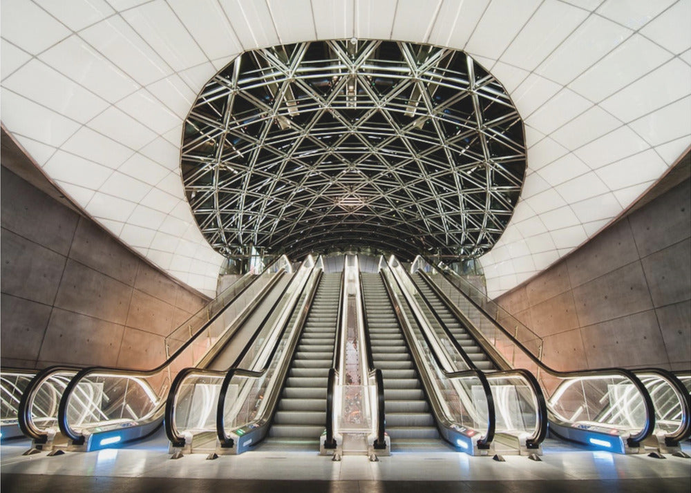 Onder het betonnen oppervlak | Canvas
