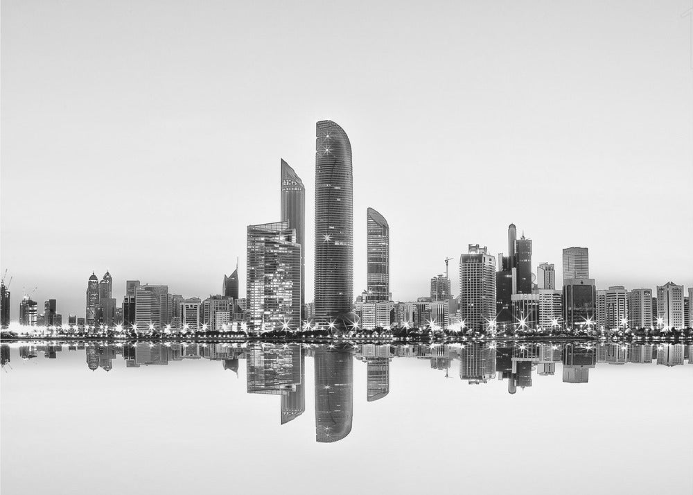 Stedelijke reflectie van Abu Dhabi | Canvas