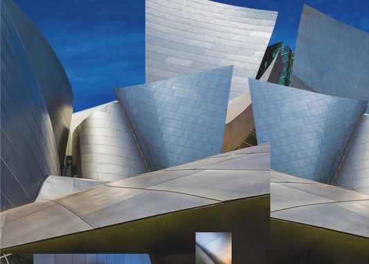 Disney Concert Hall-Montage (Kleurenversie) | Canvas