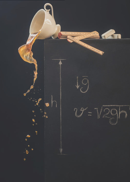 Een studie met vrije val | Poster