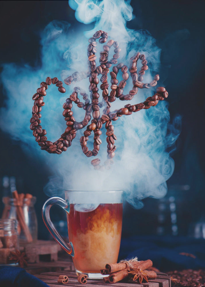 Ruik de koffie | Canvas