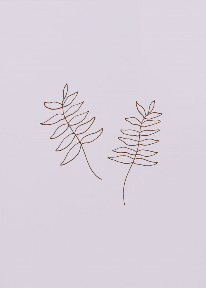 Twee twijgen | Canvas