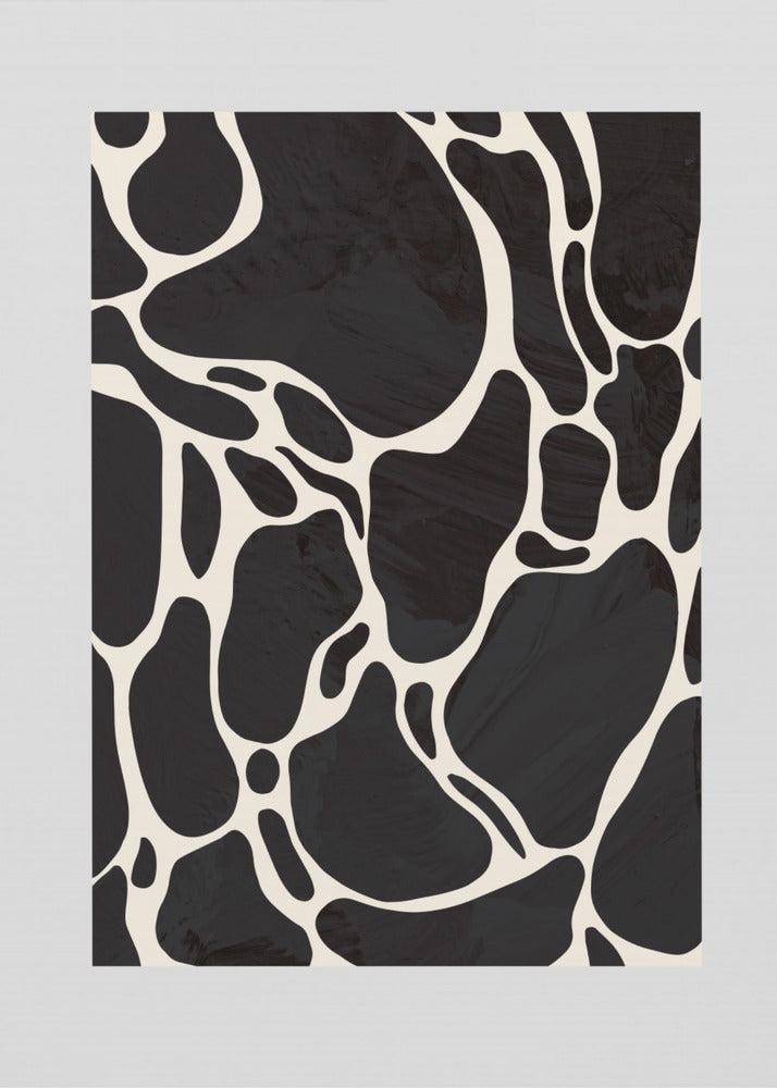 Giraf Grijs | Canvas