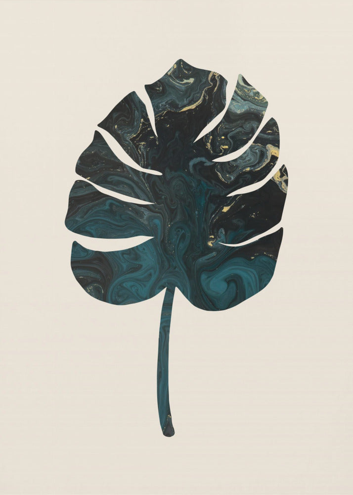 Monstera Marmergroen | Canvas