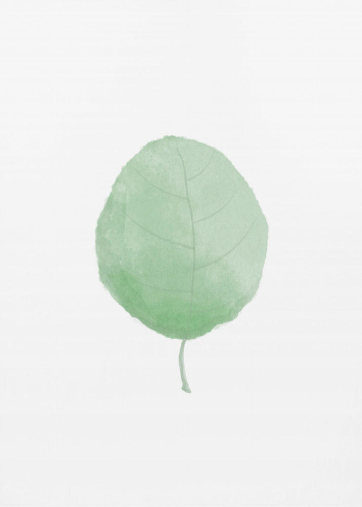 Enkel blad | Canvas