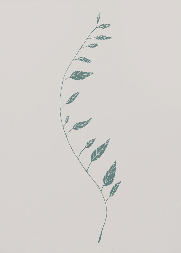 Golvende tak groen | Canvas