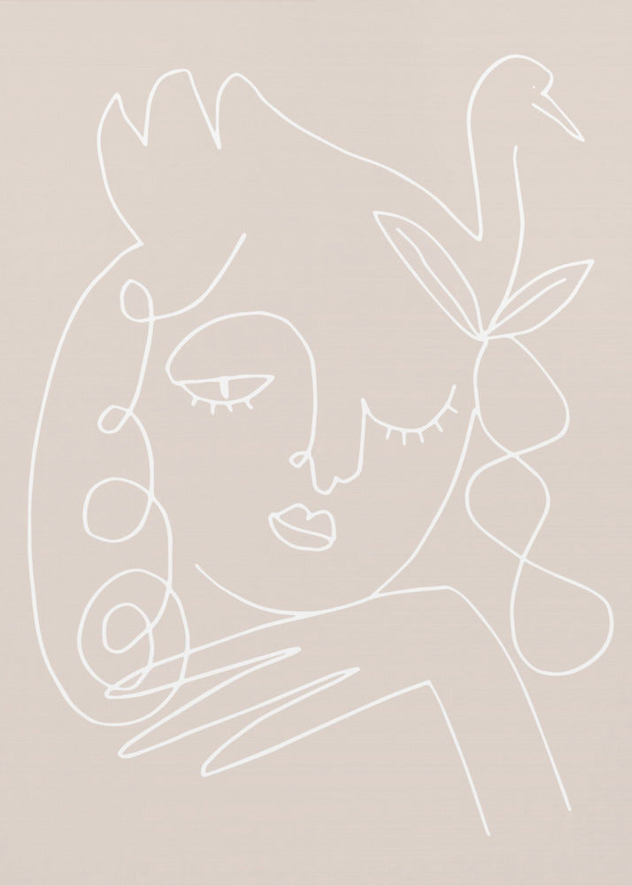 De Zwaan Beige | Canvas