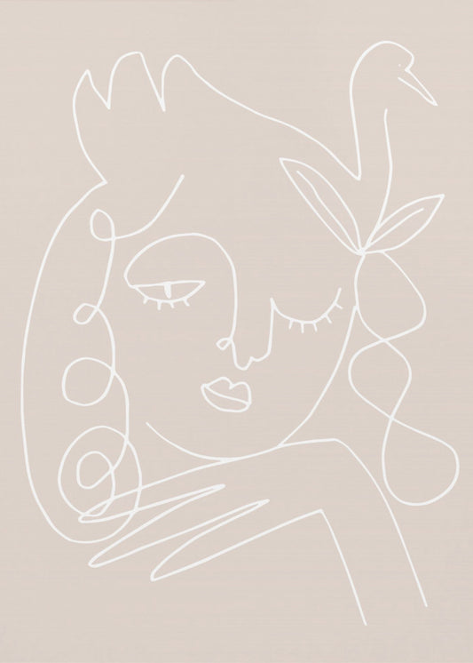 De Zwaan Beige | Canvas