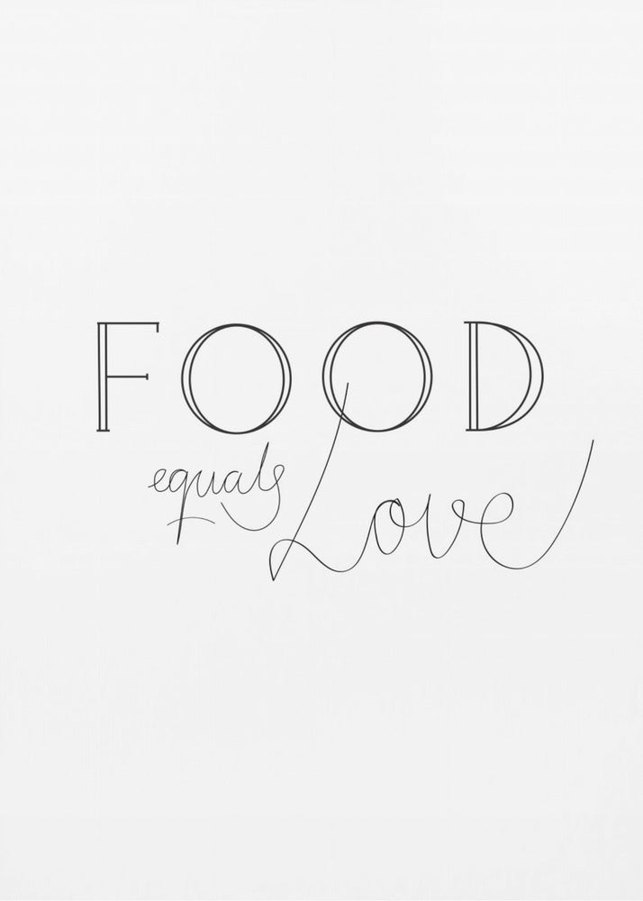 Food is Love | Canvas
