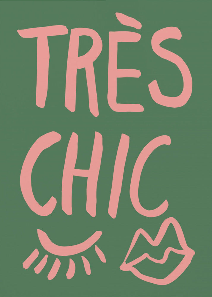 Zeer chique groen | Canvas