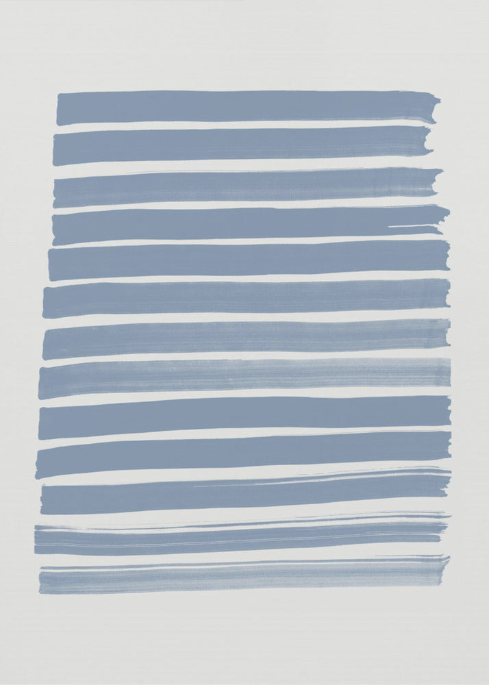 Blauwe Strepen | Canvas
