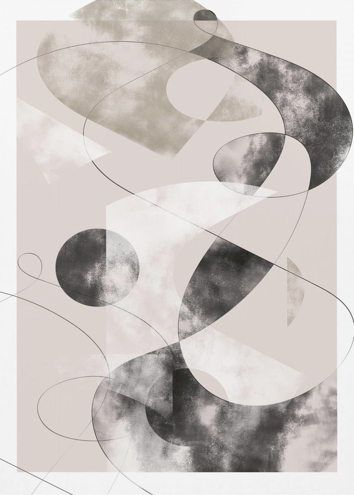 Vormen verbrijzelen | Canvas