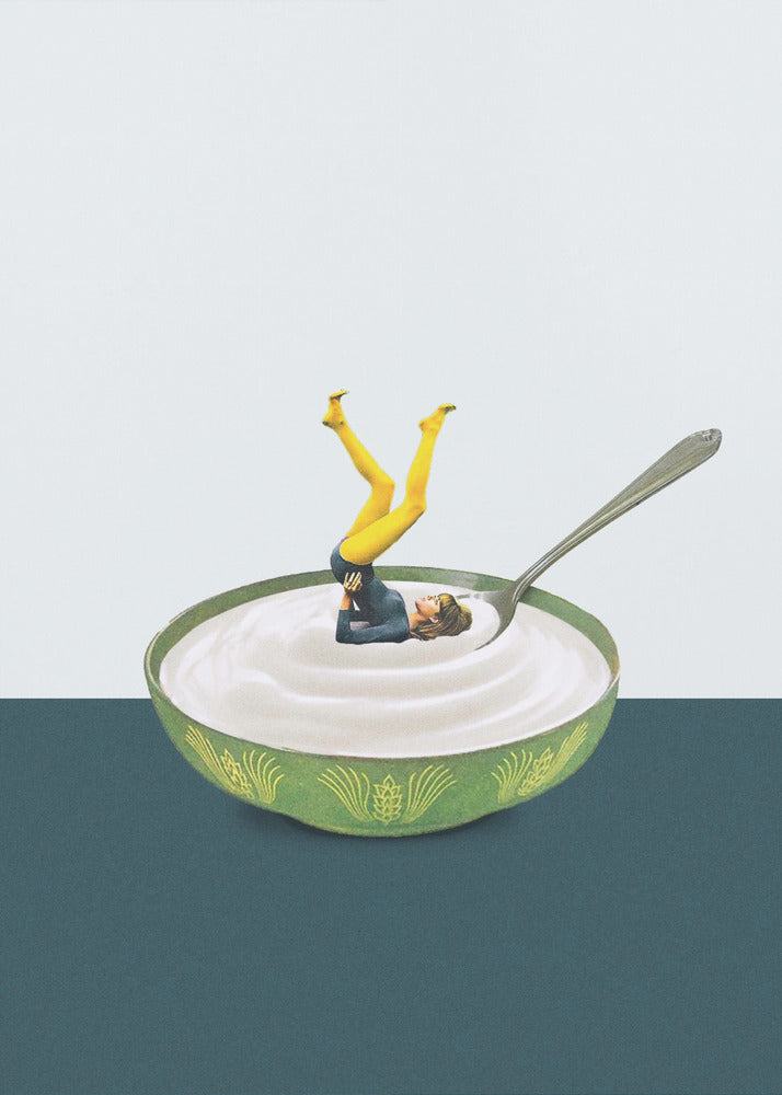 Yoga in mijn yoghurt | Canvas