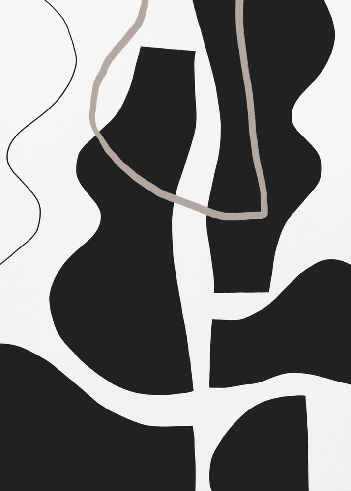 Flowing Silhouettes | Poster