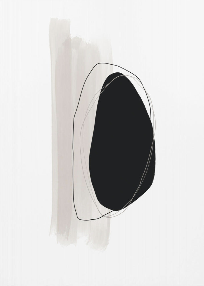 Monochrome stilte | Poster
