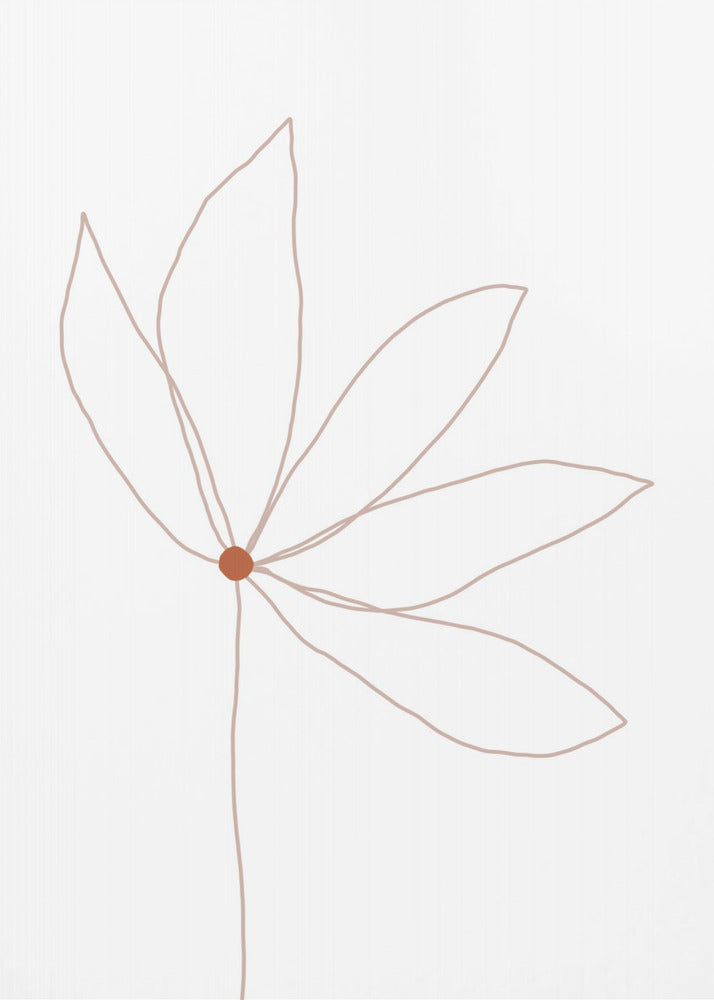Delicate bloem | Canvas