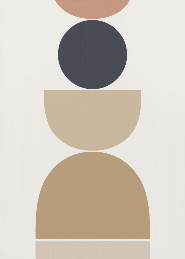 Abstracte geometrische harmonie | Canvas