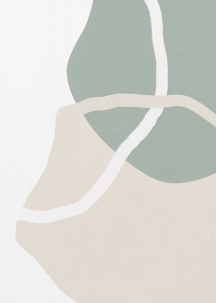 Abstracte aardstroom | Poster