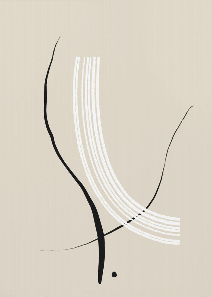 Gebogen elegantie | Poster