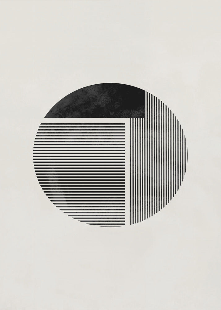 Minimalistisch rond | Canvas