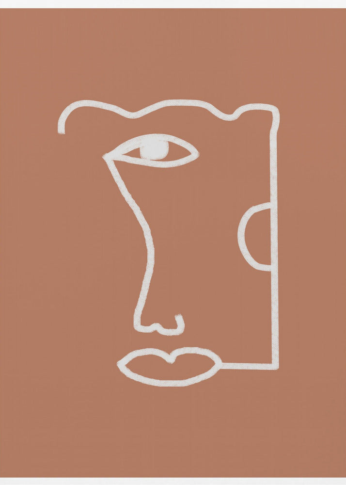 Abstracte contouren | Canvas