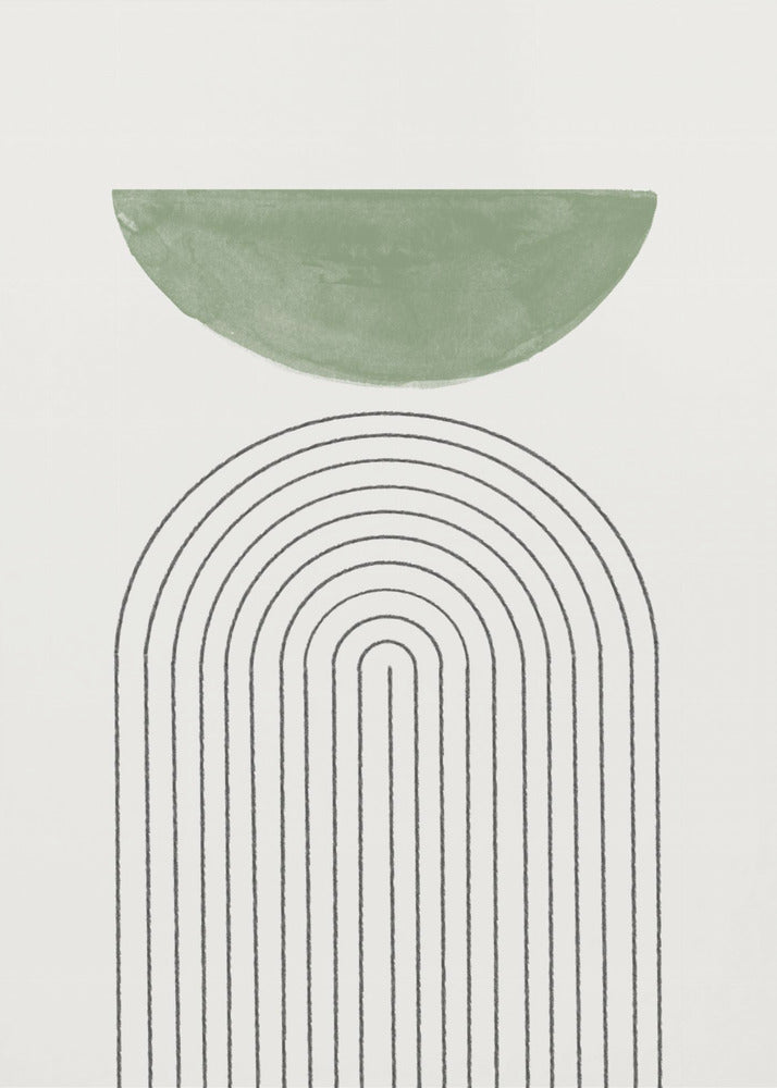 Gebogen Harmonie | Poster