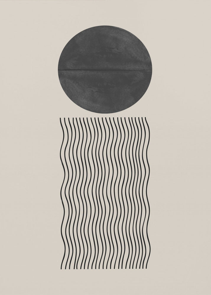 Golf en zonsverduistering | Poster
