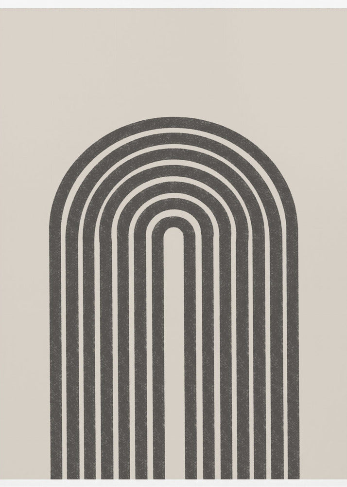 Gebogen paden | Canvas