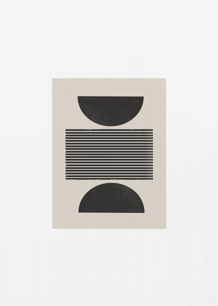 Monochroom evenwicht | Canvas