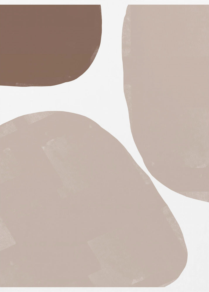 Zachte compositie nr. 4. | Poster