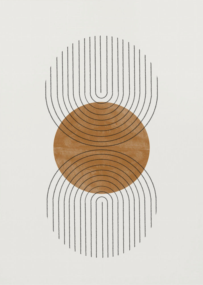 Symmetrische echo's | Canvas