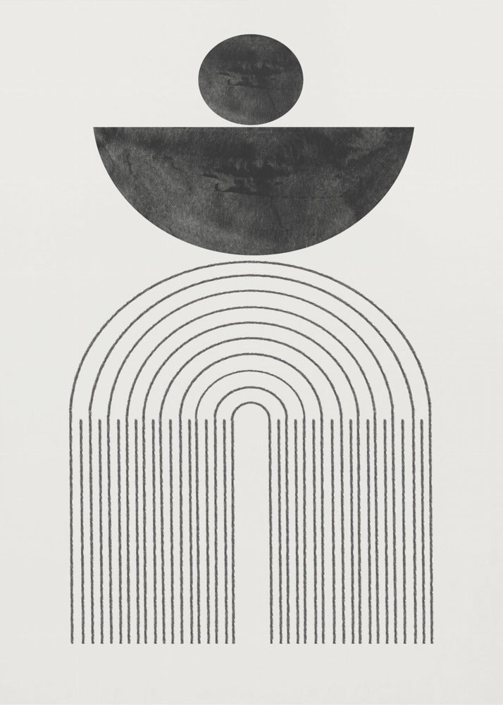 Boogcompositie nr. 6 | Poster