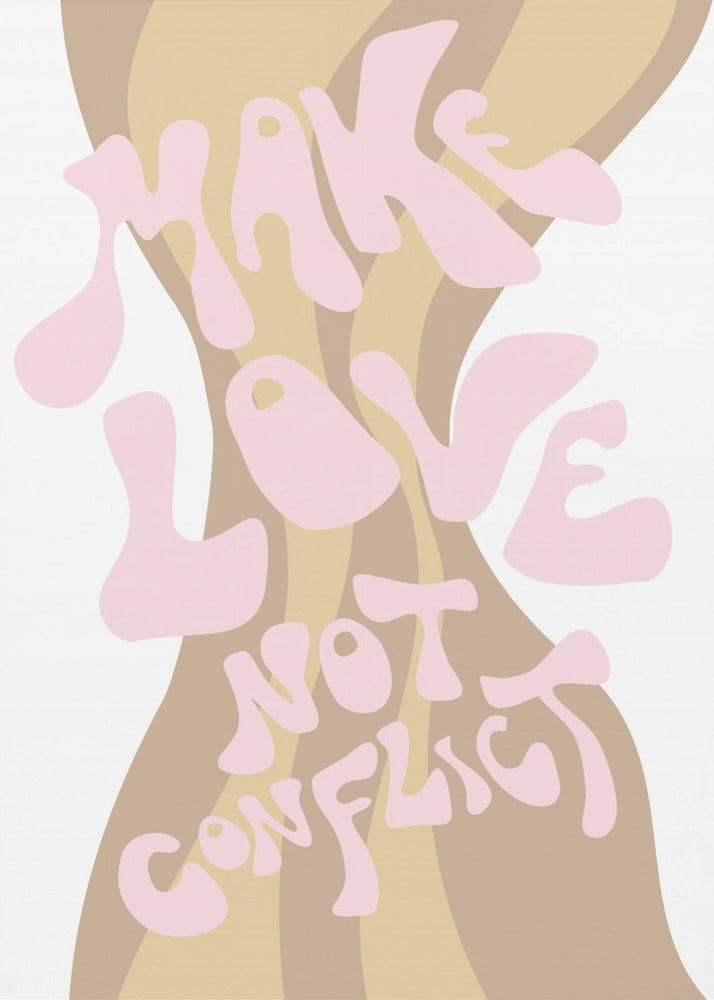 Maak liefde, geen conflict | Canvas