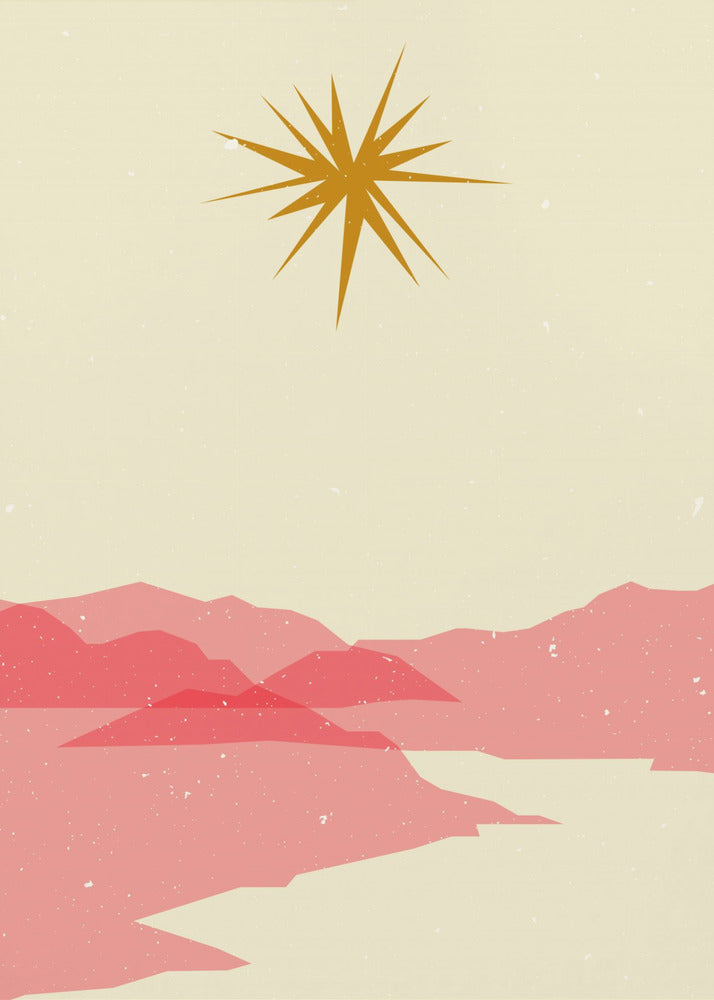 Zonnig landschap | Canvas