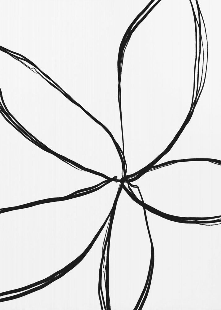 Eenvoudige bloem | Canvas