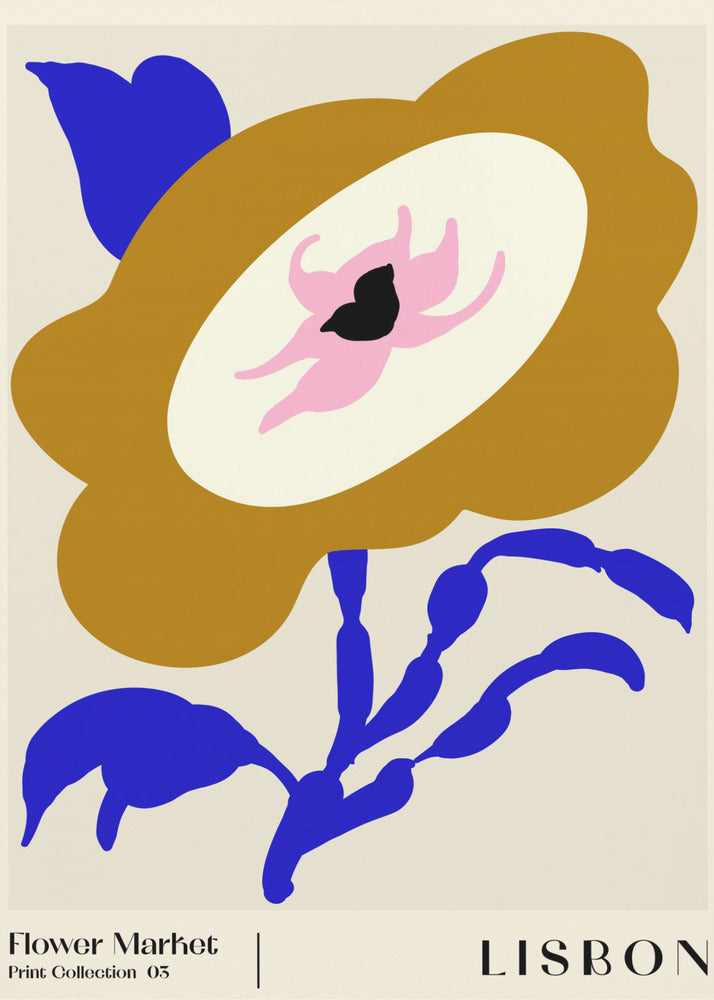 Flower Market. Lisbon | Poster