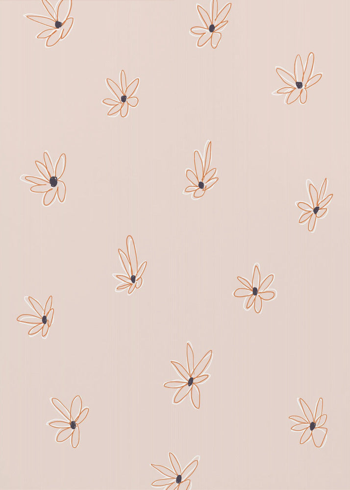 Bloemblaadjes in elegantie | Canvas