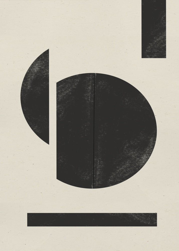 Geometrisch contrast | Poster