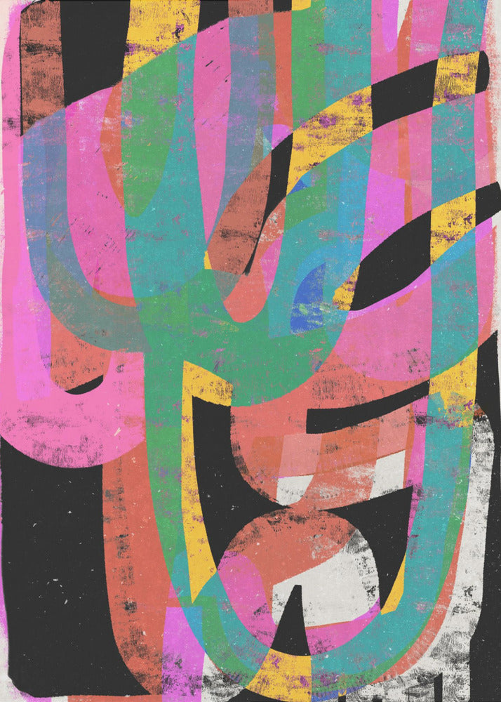 Kleurrijke Chaos | Canvas