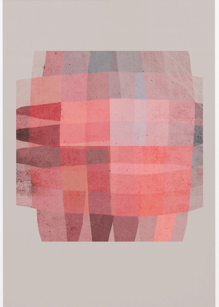 Roze mozaïekdromen | Canvas